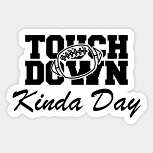 Football - Touch Down Sticker